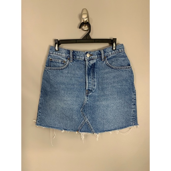 Reformation Denim Cherry Skirt - Picture 2 of 6